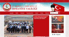 Desktop Screenshot of osmaniye.gov.tr