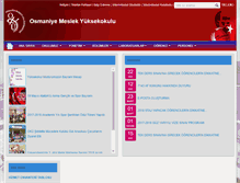 Tablet Screenshot of omyo.osmaniye.edu.tr